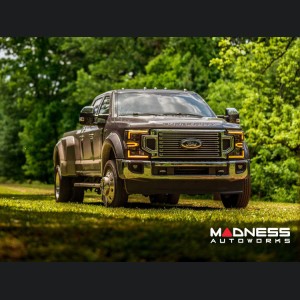 Ford Super Duty LED Headlights - XB Series - Morimoto - Amber DRL